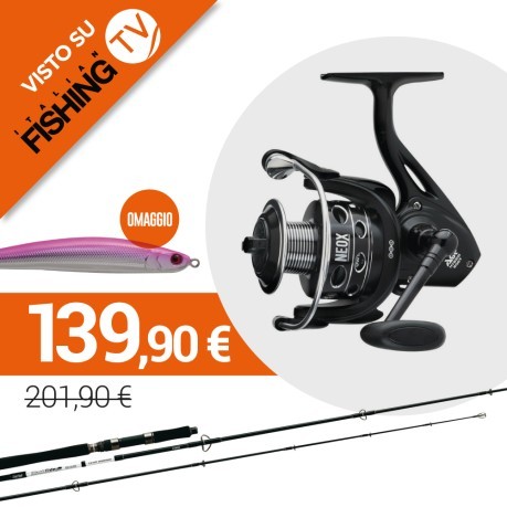 Combo Spinning Meer Mangianze Black Tide