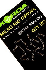 Mini girella da carpfishing Micro Rig Swivel
