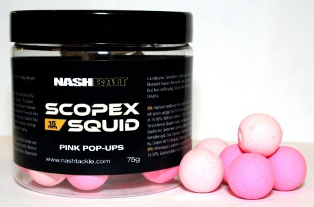 Pop Ups Scopex Squid-15 mm-rosa