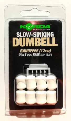 Slow Sinking Dumbells 12 mm beige