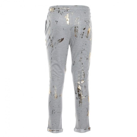 Pantalones de Mujer Cepillado gris de Oro