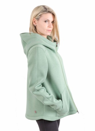 Ladies ' jacket With Hood green