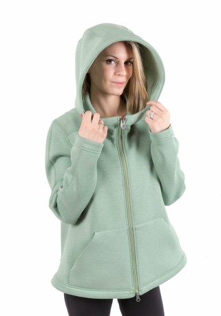Ladies ' jacket With Hood green