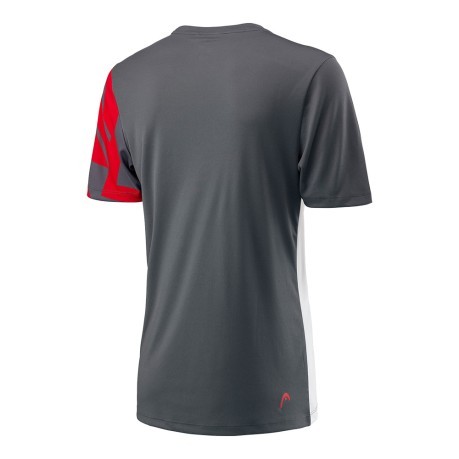 Vision Graphit T-Shirt M gris rouge