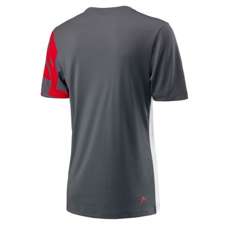 Vision Graphic T-Shirt Jr grey red