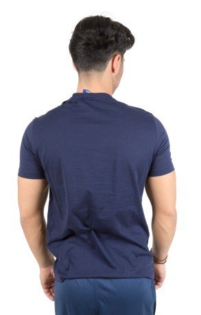 T-Shirt Tee Written USA blue