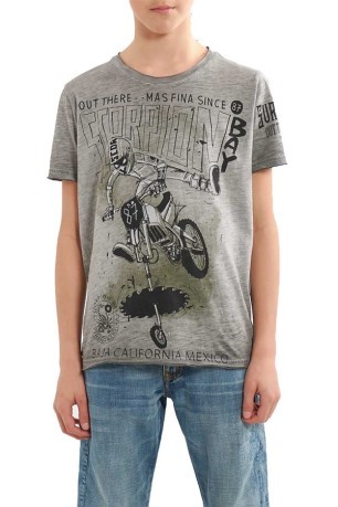 T-Shirt De Impresión Ciclista Jr
