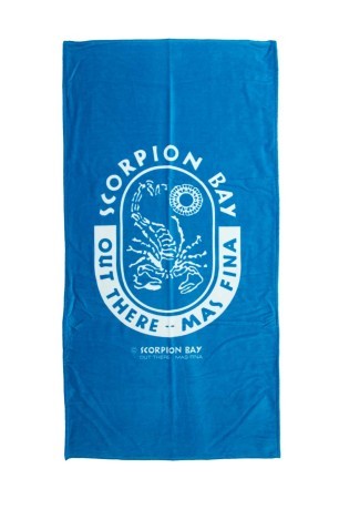Beach towel Logo blue