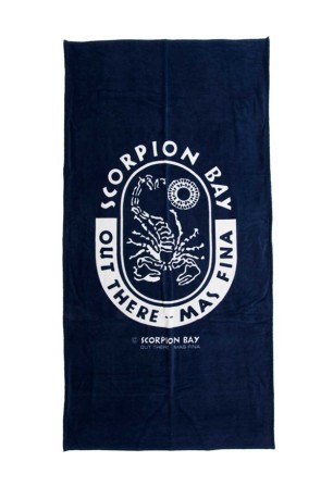 Beach towel Logo blue