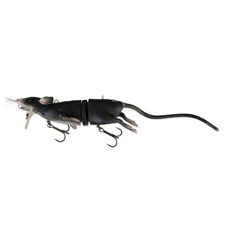 Artificial bait 3D Rat 30 cm 86 g brown