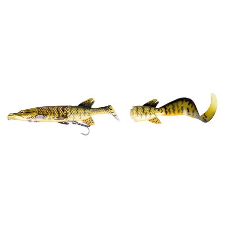 Artificial bait 3D Hybrid Pike 45 g yellow