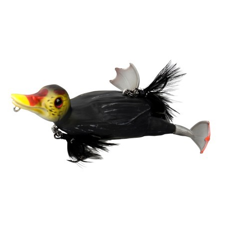Künstliche köder 3D-Suicide Duck 70 g braun gelb