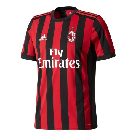 Maglia Milan Home 17/18 colore Rosso Nero - Adidas - SportIT.com