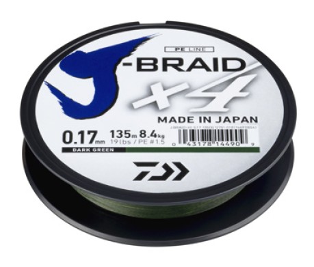Draht-J-Braid X4-Dark Green 270 m