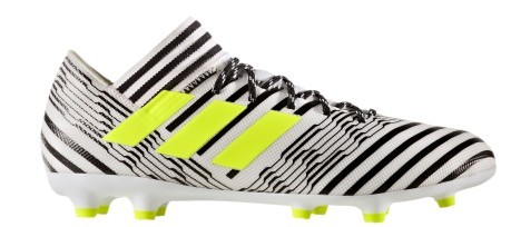 Chaussures de Football Adidas Nemiziz 17.3 FG blanc