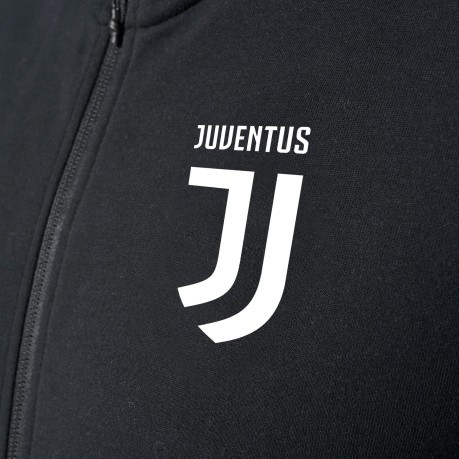 Sweatshirt Hoodie Anthem Z. N. Und Juventus 2017/18 schwarz weiter