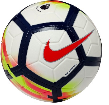 Pallone Calcio Nike Strike Premier League 17/18 bianco blu 