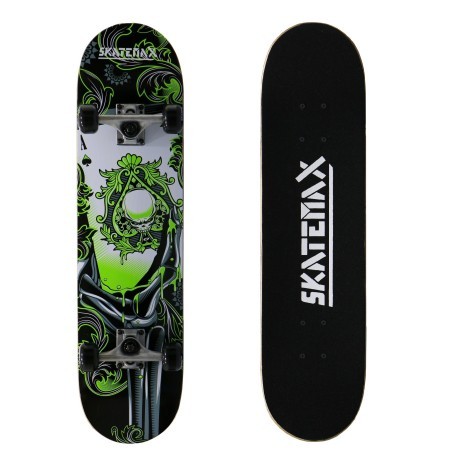 Skateboard Green Ace schwarz grün