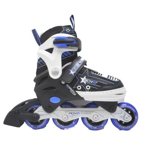 Los patines en línea Junior Estrella azul