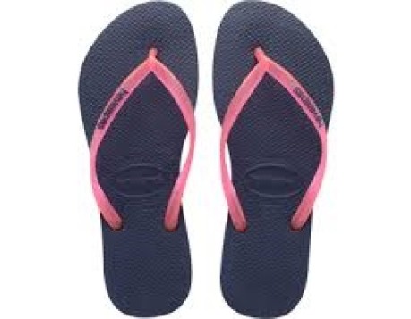 Flip flops Women's Slim Logo pink blue