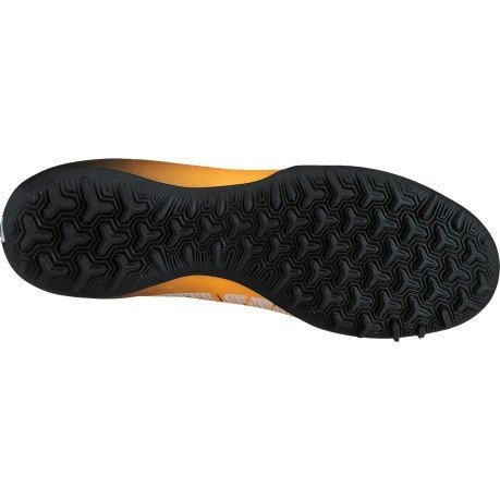 Chaussures de Football Nike MercurialX Victoire DF TF-noir-jaune -