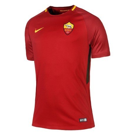 Jersey Junior Roma Home 17/18 red yellow