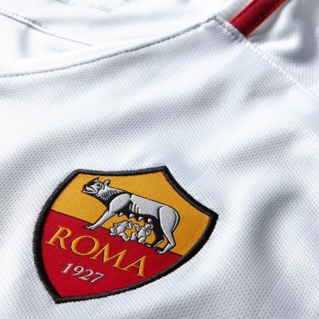 Fußball trikot Roma Away 17/18 weiß