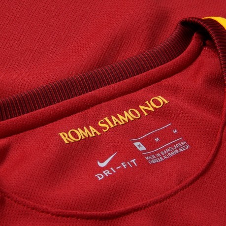 Maglia Junior Roma Home 17/18 rosso giallo 