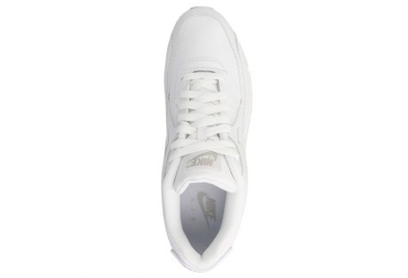Zapatos de hombre Air Max 90 Cuero blanco lado