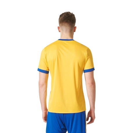 Camiseta de fútbol de la Juventus de Distancia 17/18 amarillo azul