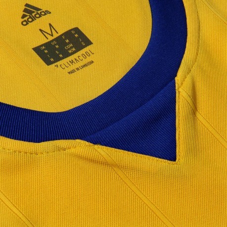 Maglia Calcio Junior Juve Away 17/18 giallo blu 