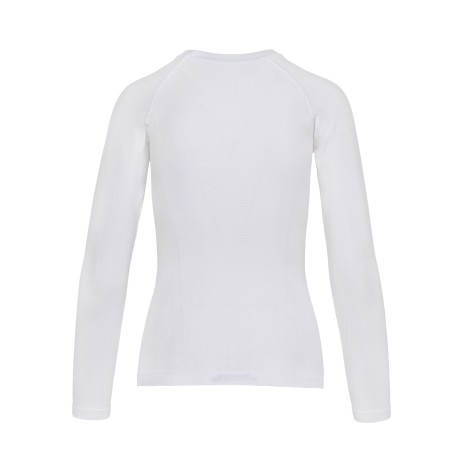 T-Shirt Woman Long Sleeves Running Act white