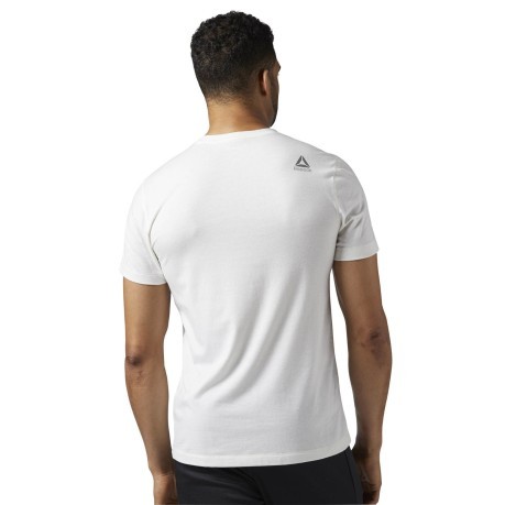 Hombres T-Shirt Speedwick Gráfico blanco