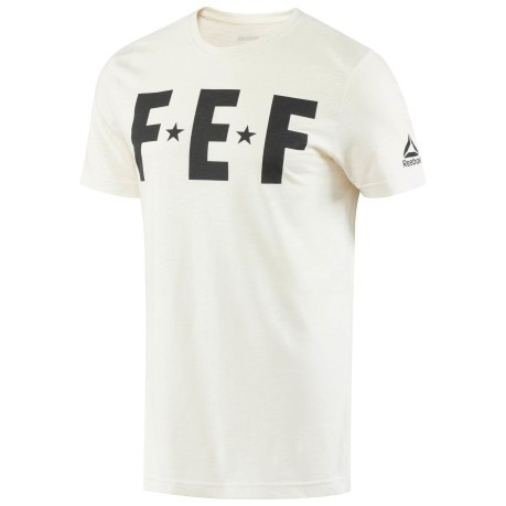 T-Shirt Uomo Crossfit F.E.F Graphic  bianco 