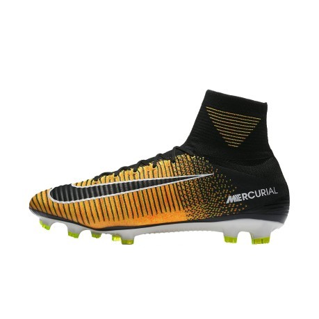 Chaussures de Football Mercurial SuperFly FG noir jaune