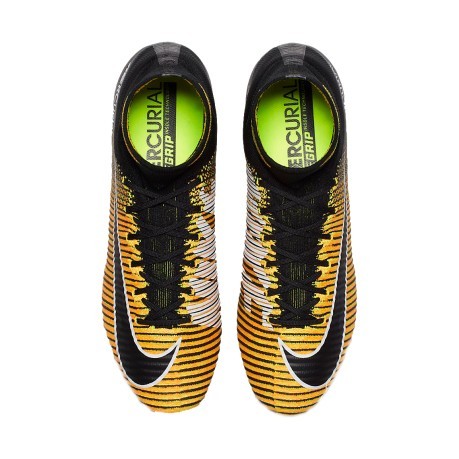 Chaussures de Football Mercurial SuperFly FG noir jaune