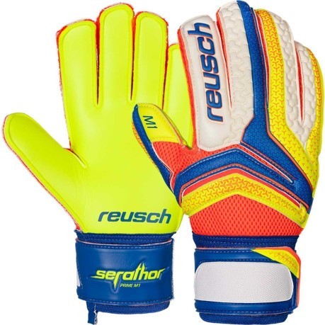 Goalkeeper gloves Reusch Serathor First M1 blue back