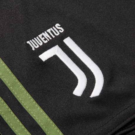 Corta la Juventus Tercer Jr 17/18 negro verde