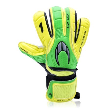 Goalkeeper gloves Ho Soccer One Flat 21 yellow-green back