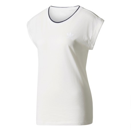 T-Shirt Mujer BF Rollo blanco modelo