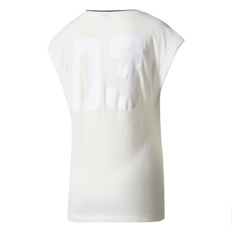 T-Shirt Donna BF Roll Up  bianco 