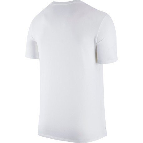 Hommes T-Shirt Sec de Formation Tiret blanc bleu