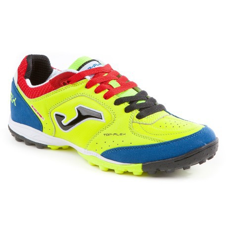 Shoes calcetto Joma Top Flex yellow-blue