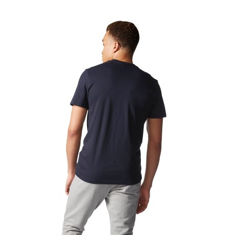 T-Shirt Mann Drei Foil blau fantasie