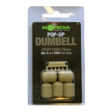 Pop Up Dumbell 16mm weiß