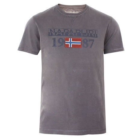 T-Shirt Uomo Manica Corta Solin grigio