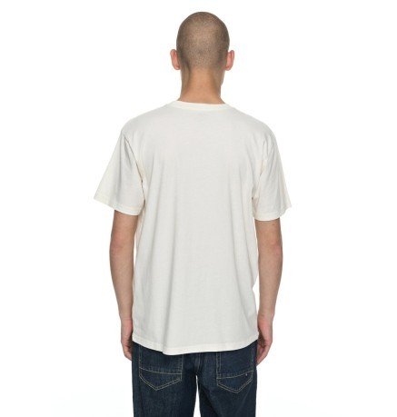 T-Shirt Mann langarm Dead Above-weiß