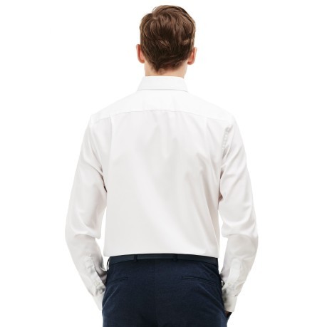 Man Shirt In Mini Piqué Solid Colour
