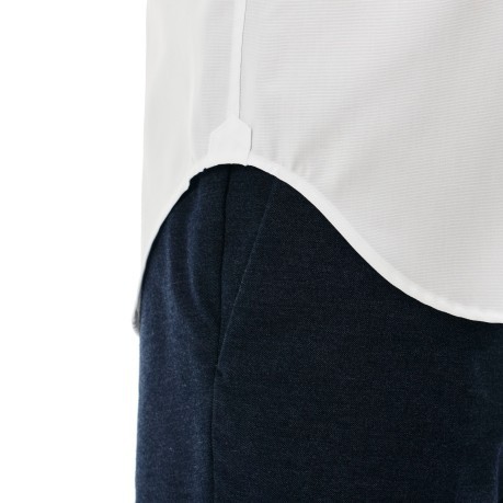 Man Shirt In Mini Piqué Solid Colour