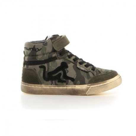 Chaussures Fille Boston Camu Militaire